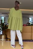 Made in Italy Santos Artist Smock Olive